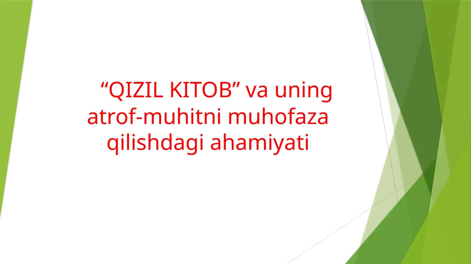 Qizilkitob 1
