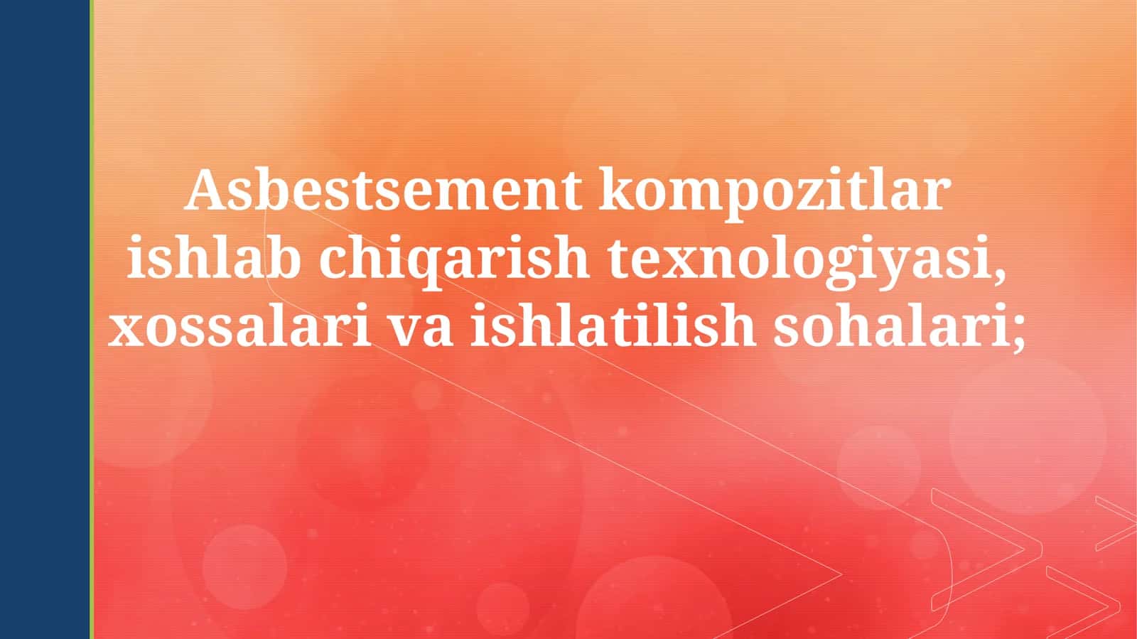Asbestsement kompozitlari 1