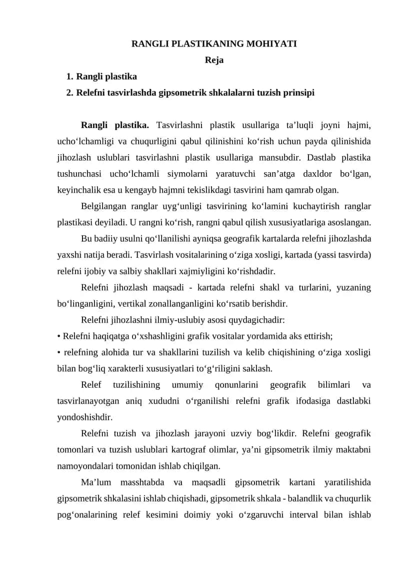 Rangli plastika 1