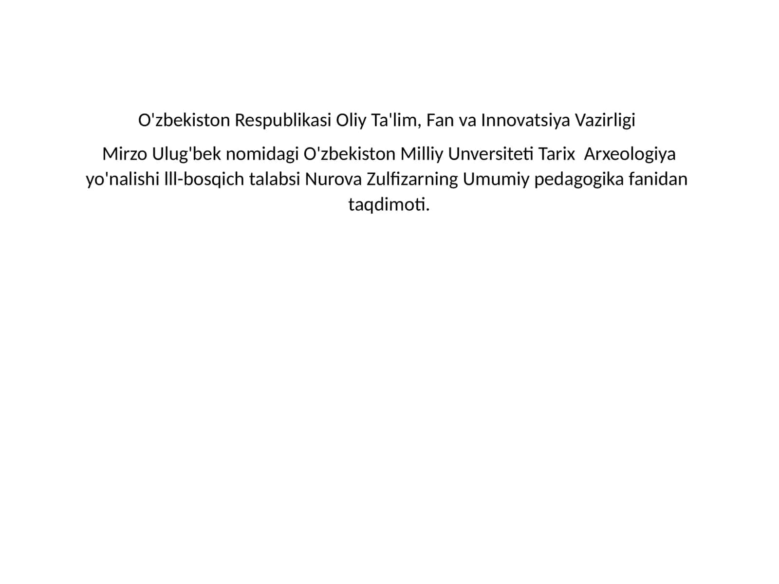 Rivojlangan davlatlarda ta'lim tizimi 1