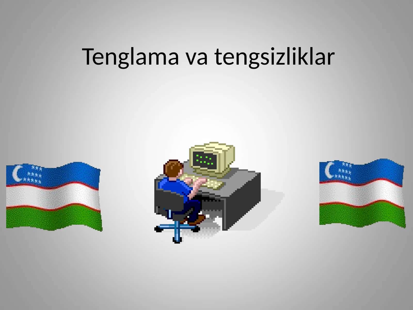 Tenglama va tengsizliklar 1