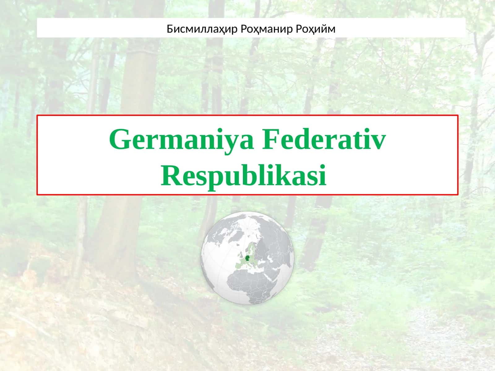 Germaniya Federativ Respublikasi 1