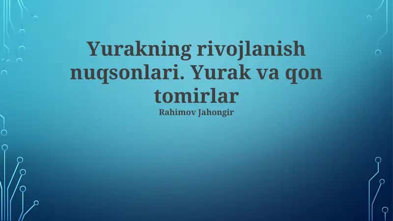 Fallot tetralogiyasi 1