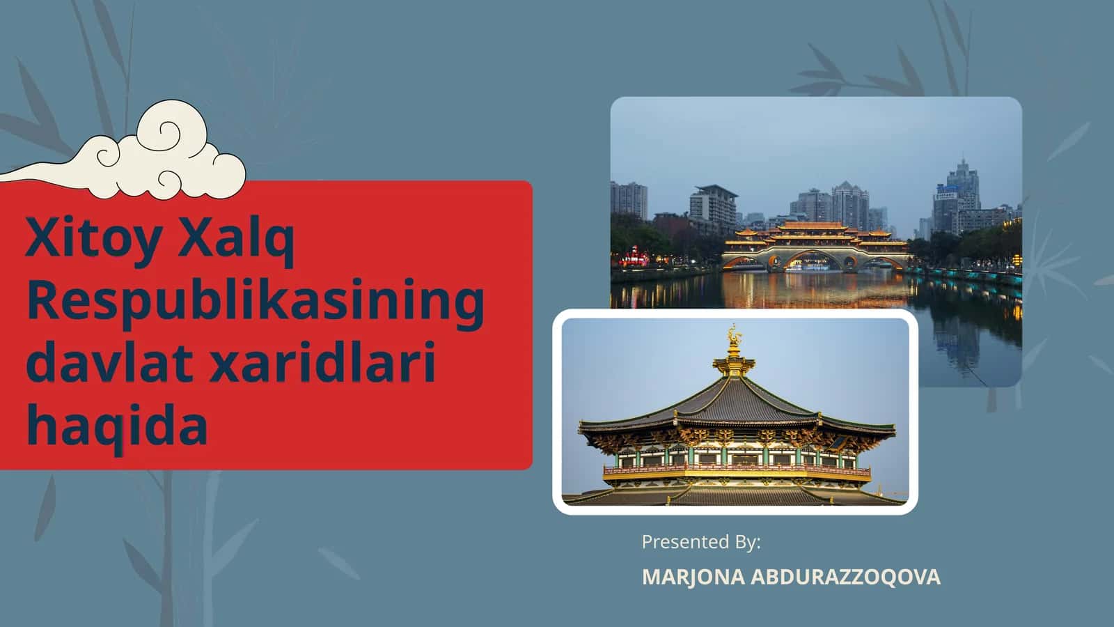 Xitoy Xalq Respublikasida davlat haridlari 1