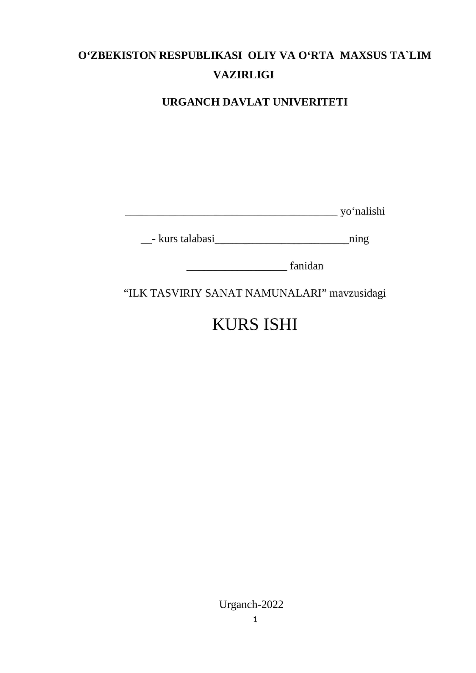 ILK TASVIRIY SANAT NAMUNALARI 1