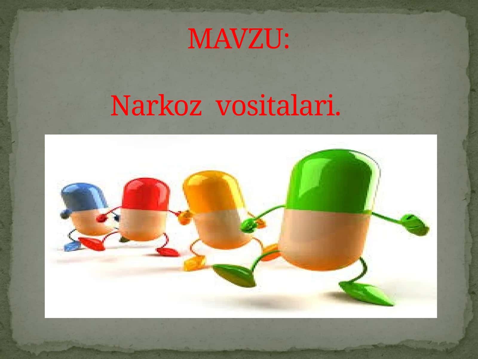 Narkoz vositalari 1