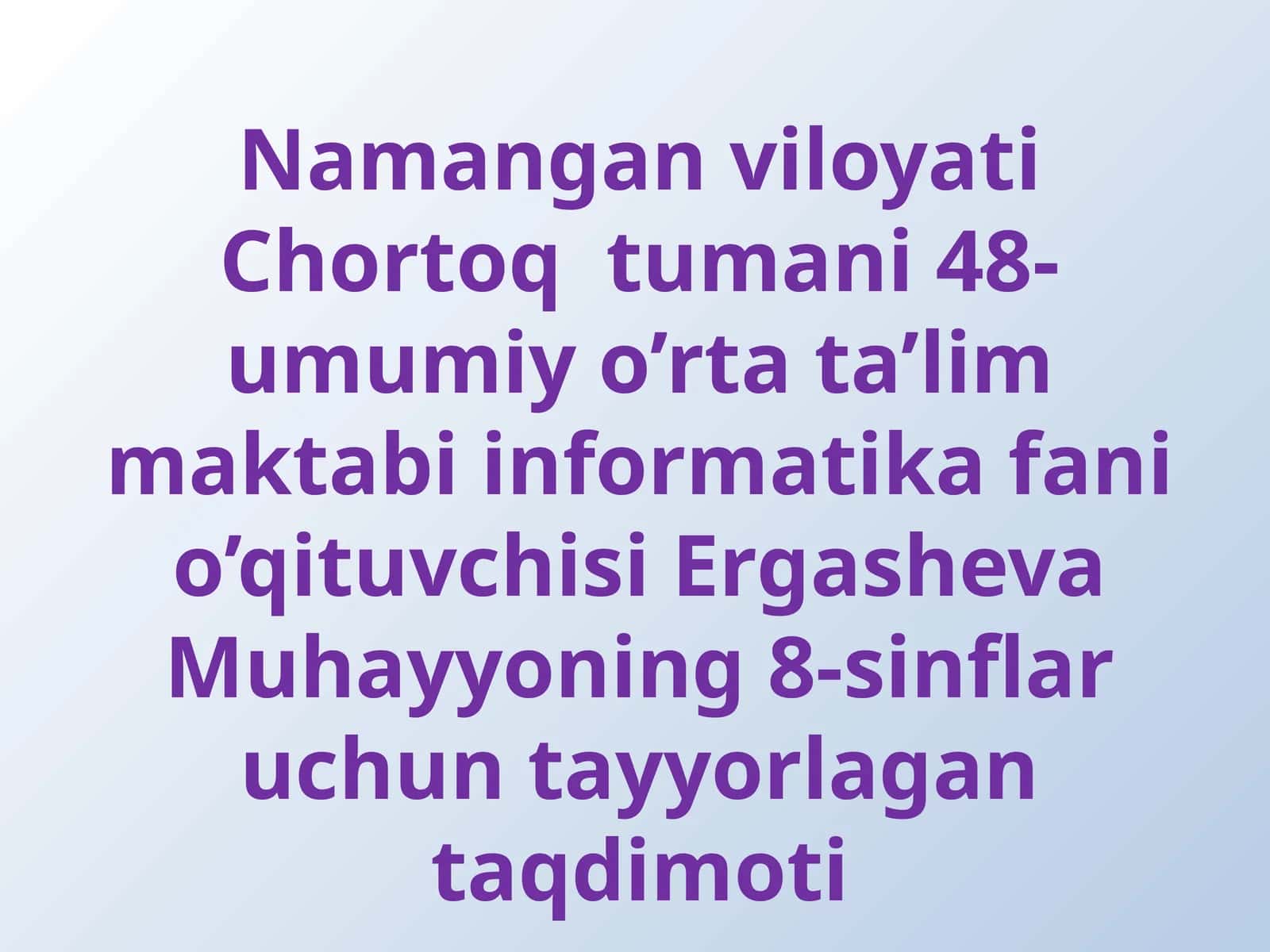 Mantiqiy mulohazalar 1