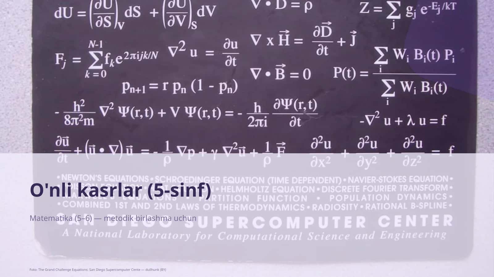 O'nli kasrlar (5-sinf) 1