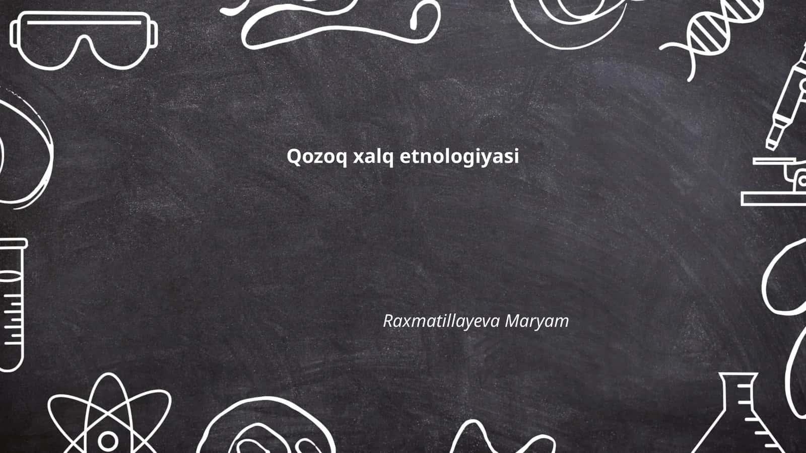 Qozoq xalq etnologiyasi 1