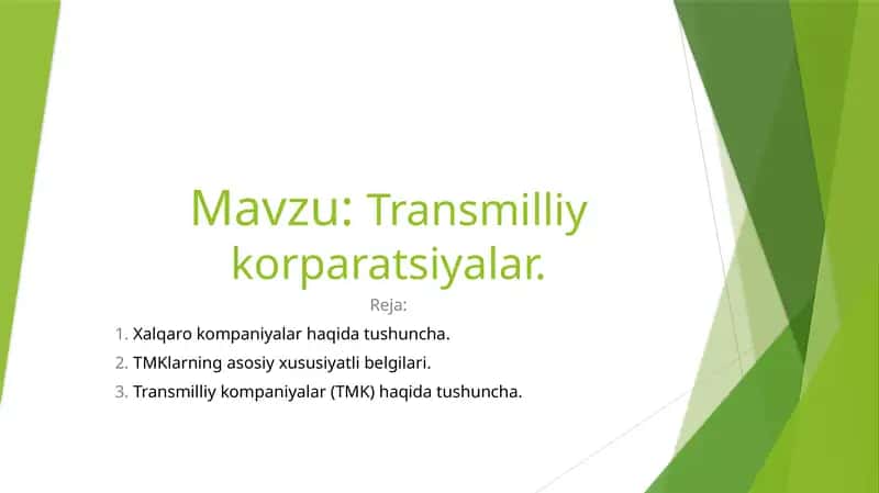 Transmilliy korparatsiyalar 1