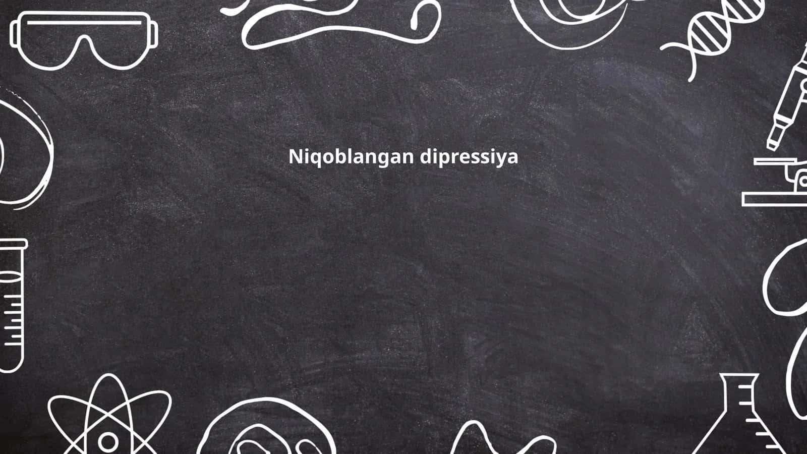 Niqoblangan dipressiya 1
