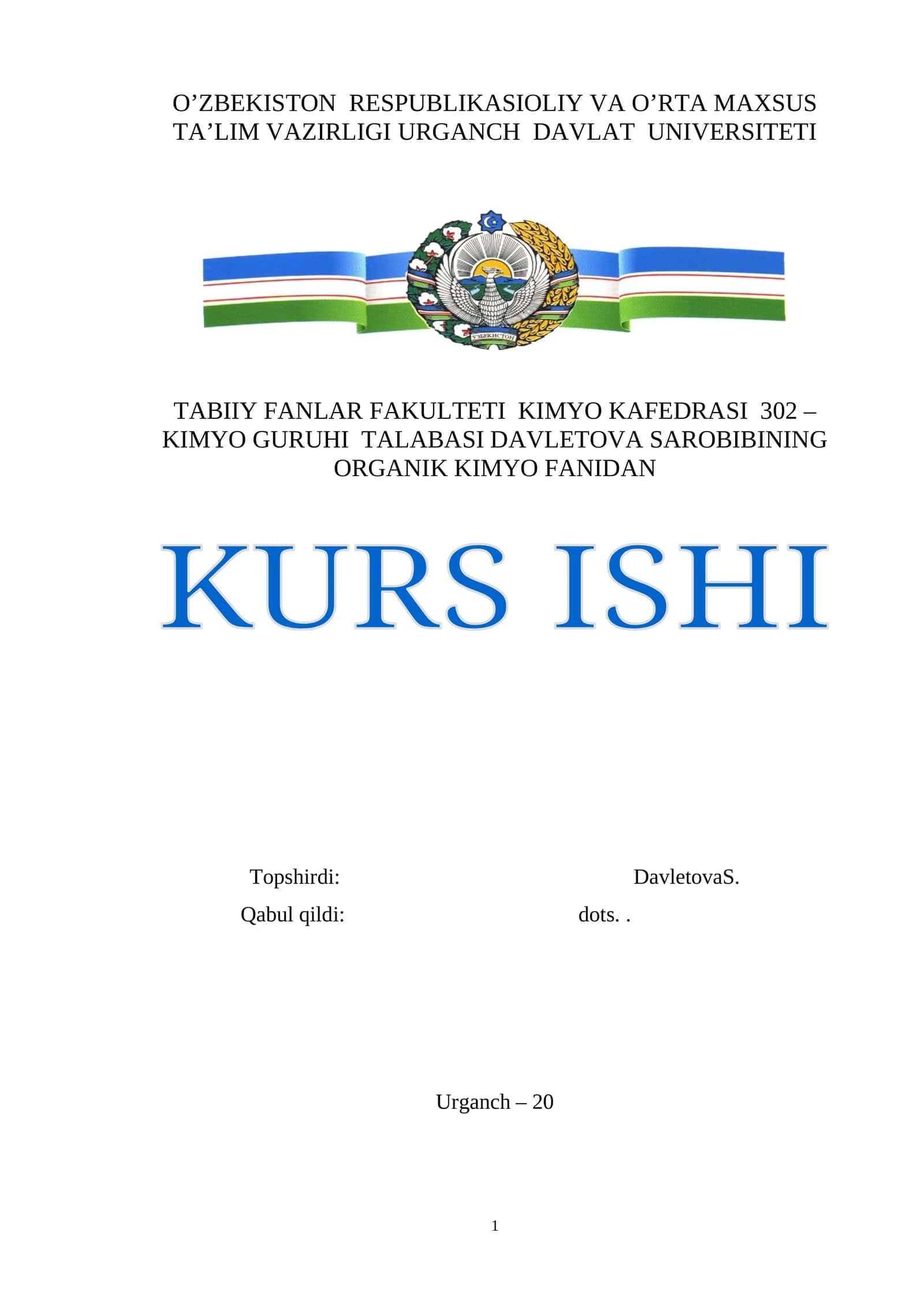 Mavzu: Pirrolidin va uning xossalari 1