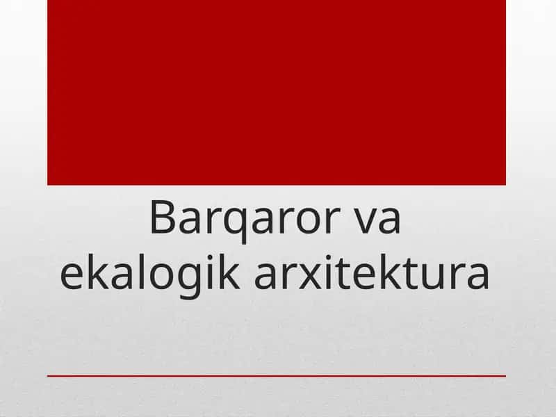 Arxitektura 1