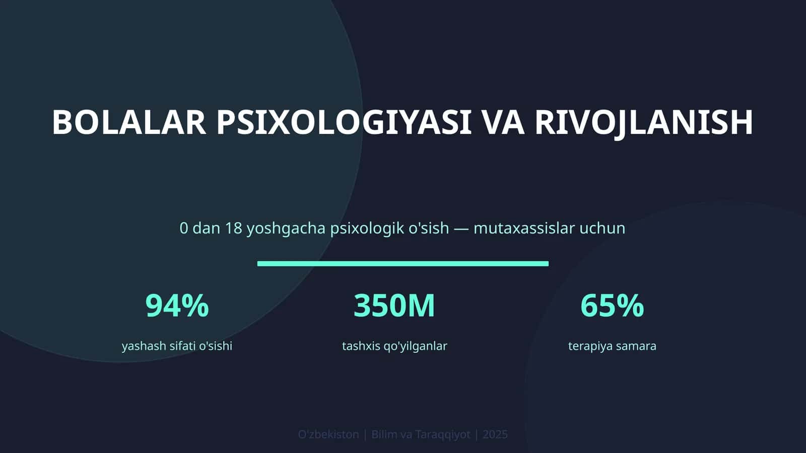 BOLALAR PSIXOLOGIYASI VA RIVOJLANISH 1