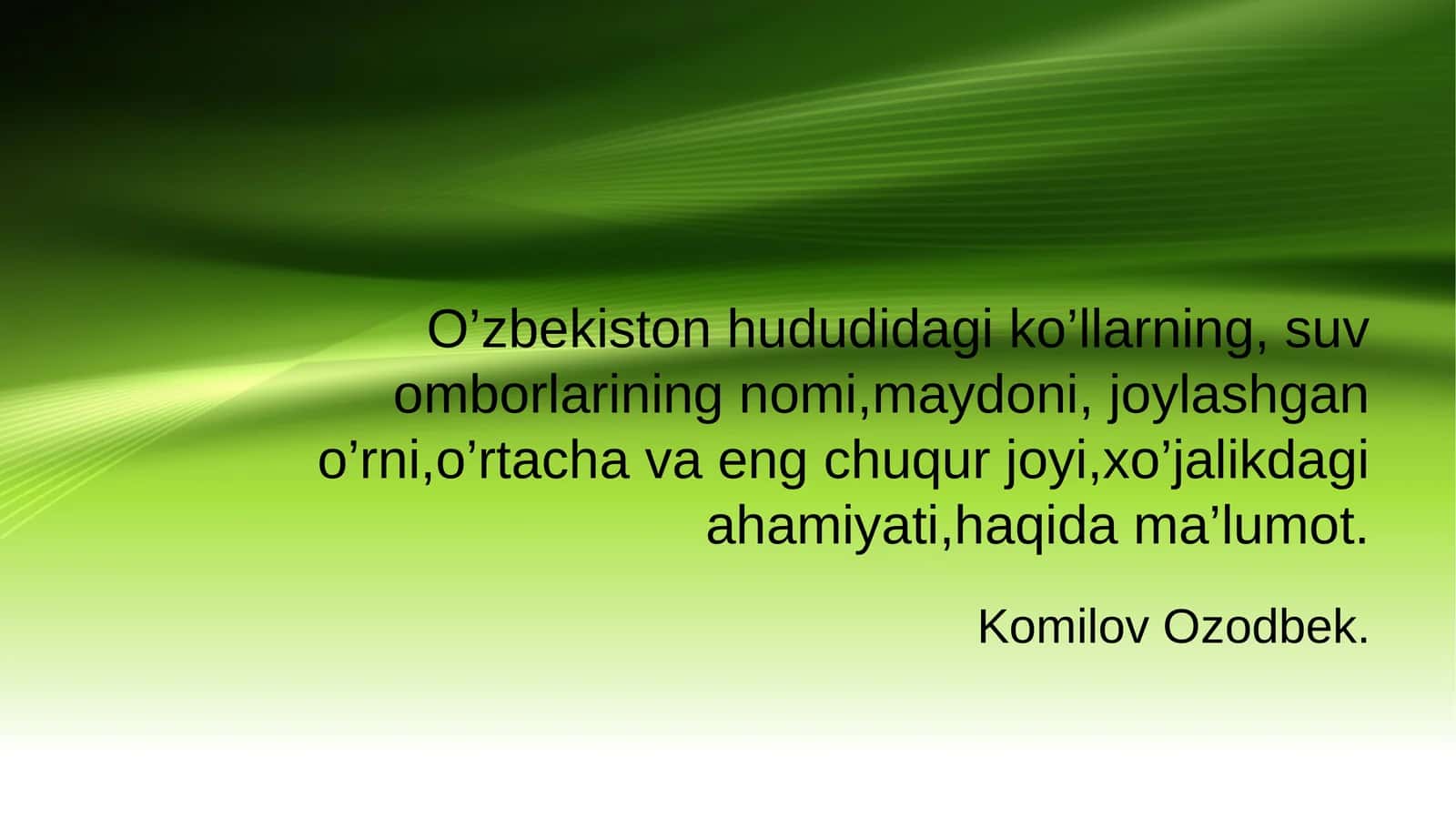 Chorvoq suv ombori Toshkent viloyati 1