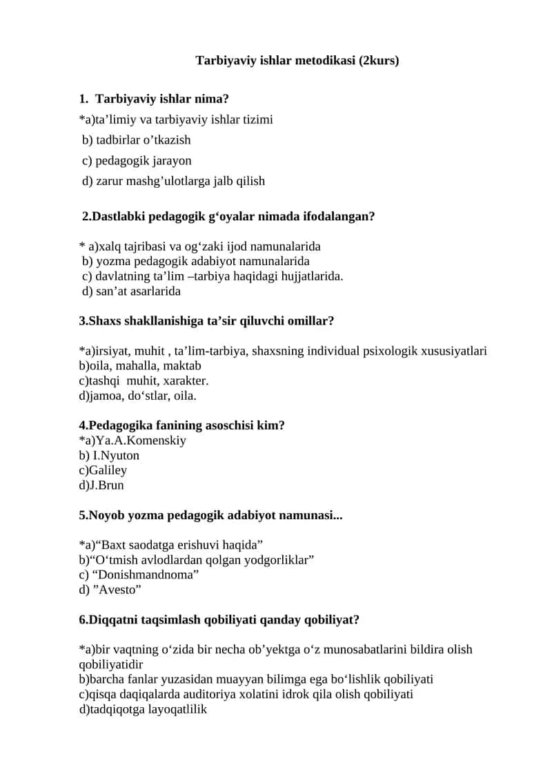 Tarbiyaviy ishlar metodikasi (2kurs) 1