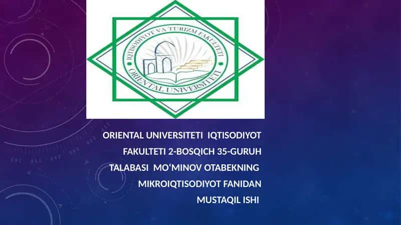 Iste’molchilar hatti-harakati 1