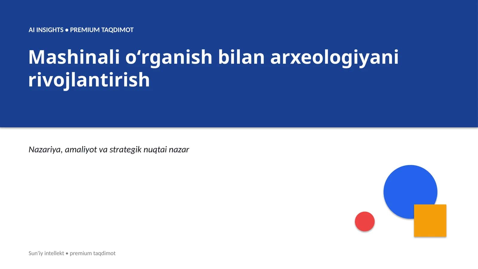 Mashinali oʻrganish bilan arxeologiyani rivojlantirish 1