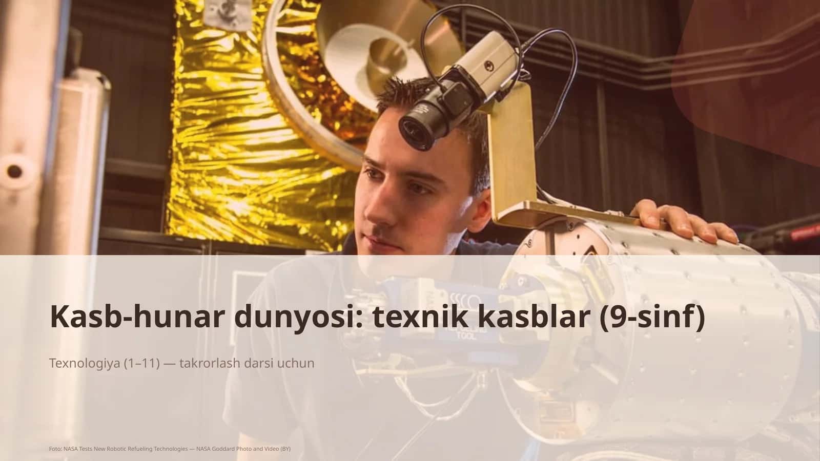 Kasb-hunar dunyosi: texnik kasblar (9-sinf) 1