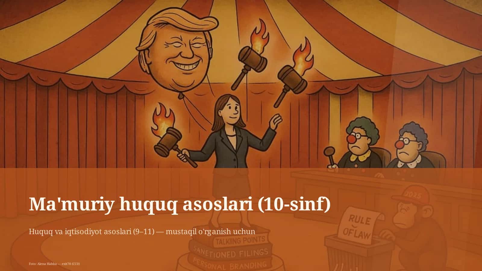 Ma'muriy huquq asoslari (10-sinf) 1