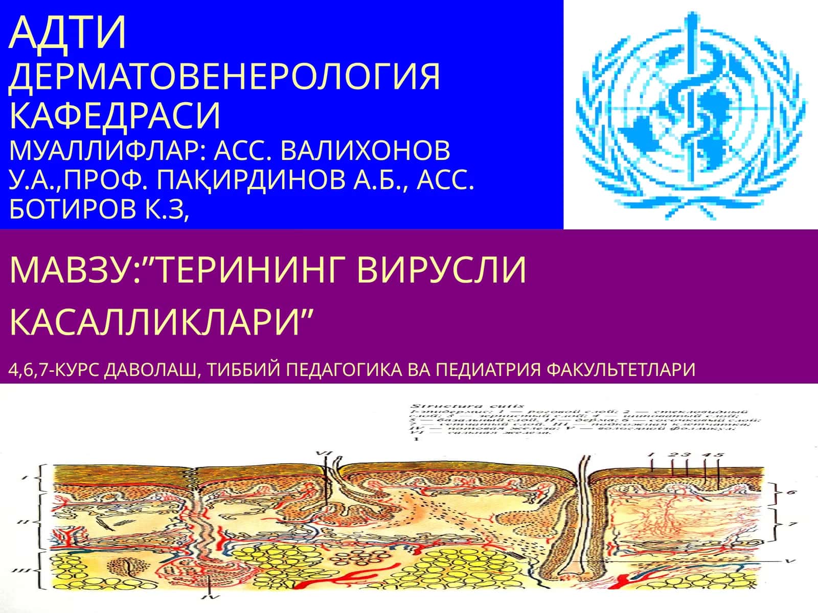 virusli dermatozlar 1