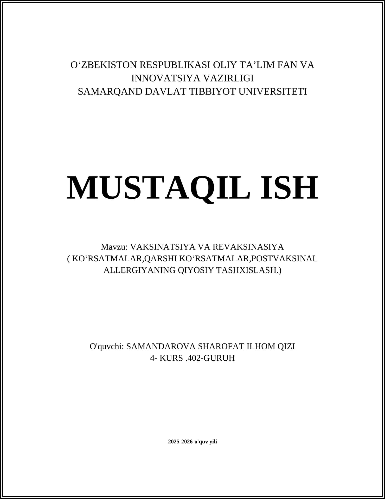 VAKSINATSIYA VA REVAKSINASIYA 1