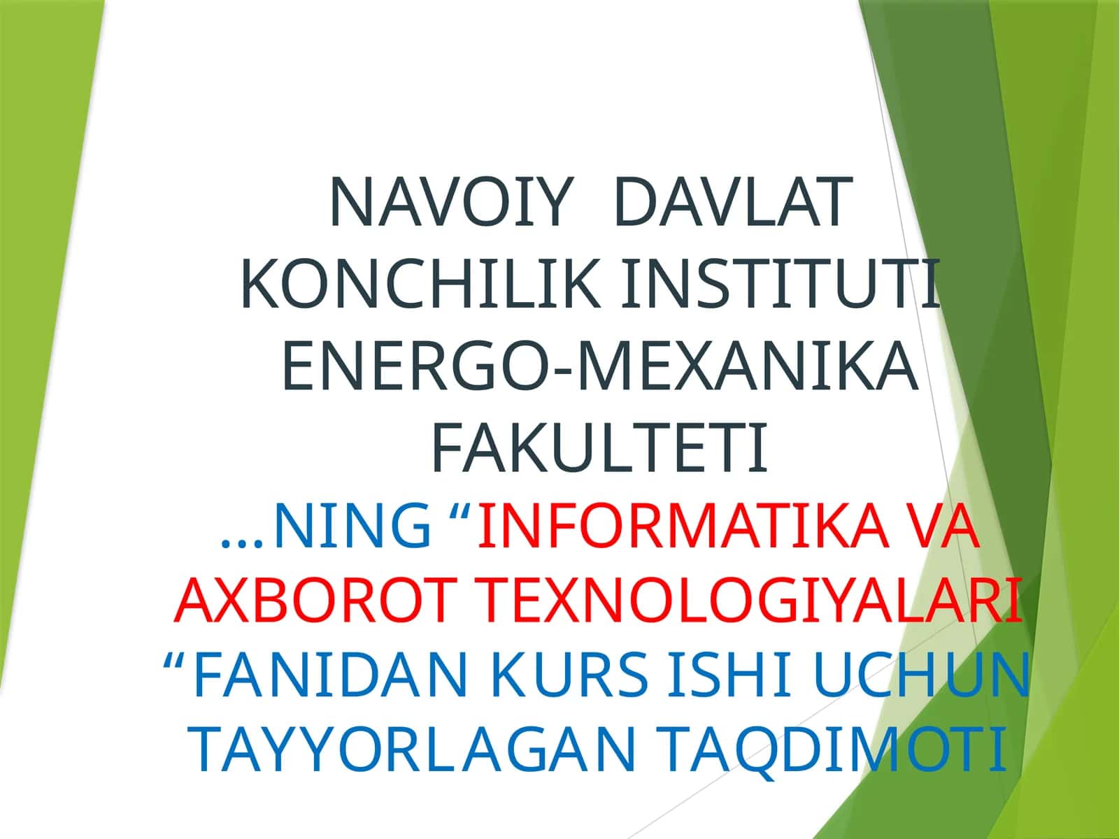 POWER POINT MUXARRIRI IMKONIYATLARI 1
