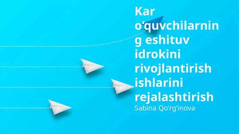 Eshitish idrokini rivojlantirish 1