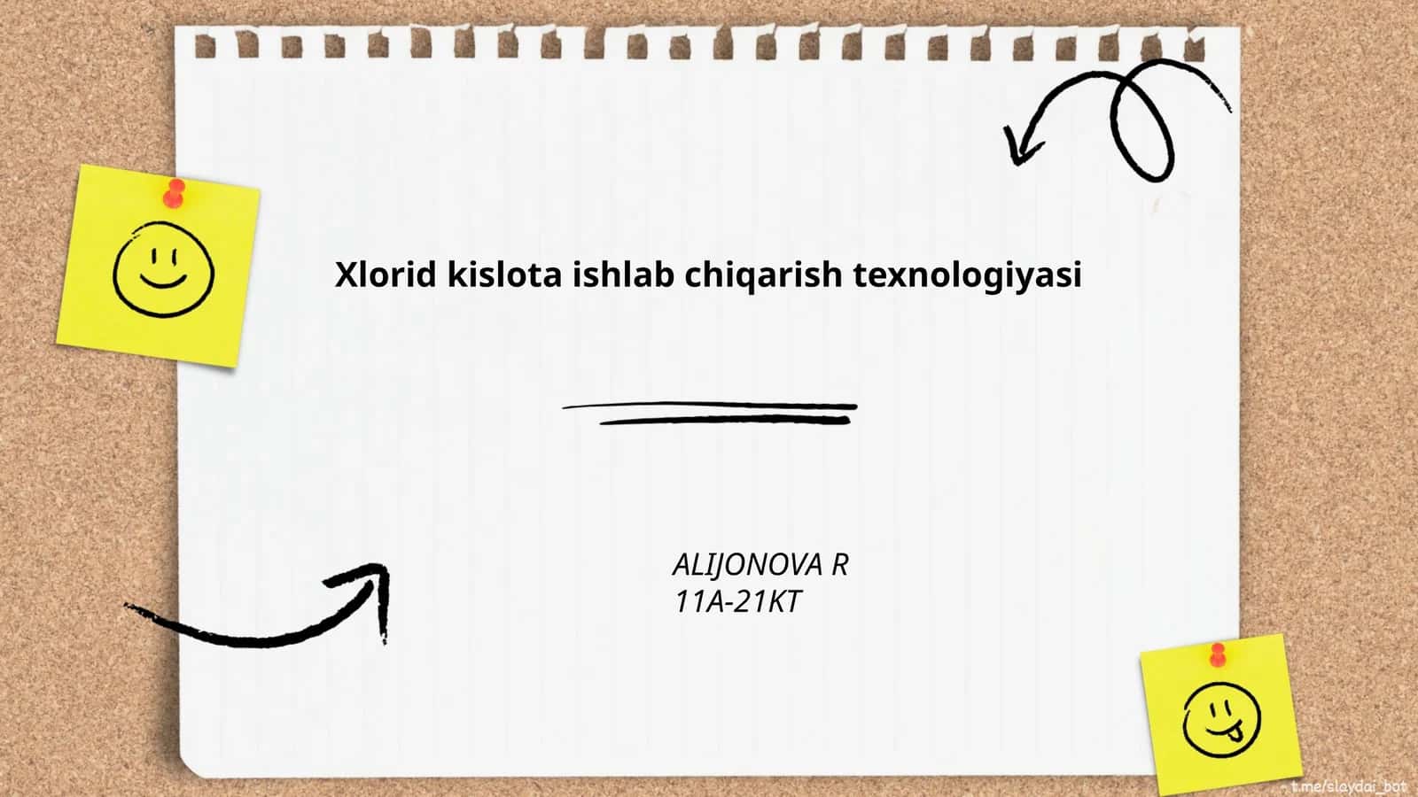 Xlorid kislota ishlab chiqarish texnologiyasi 1