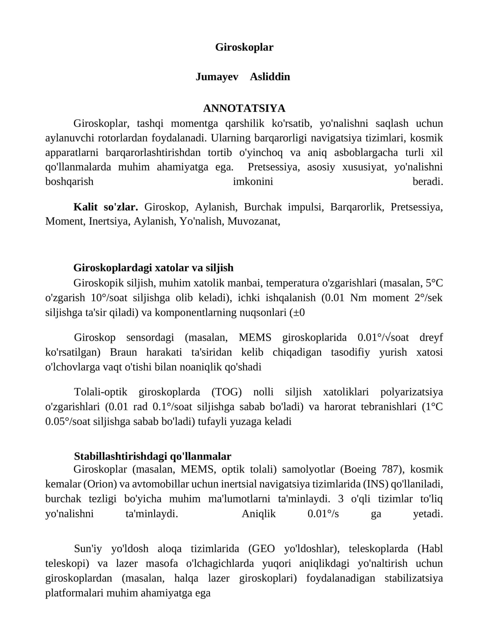 Giroskoplar 1