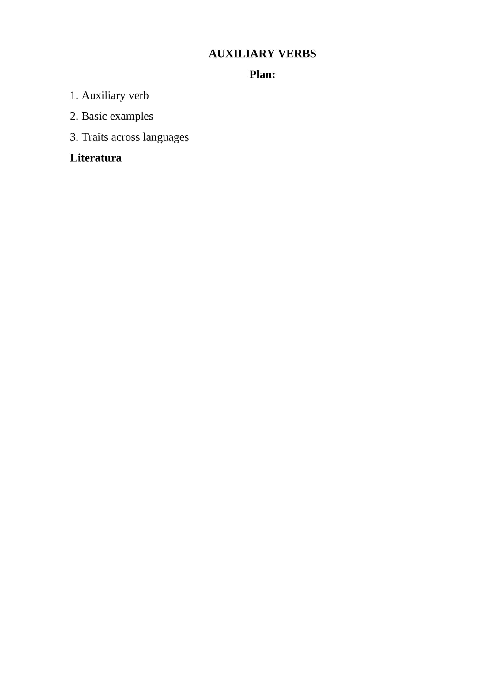 AUXILIARY VERBS 1
