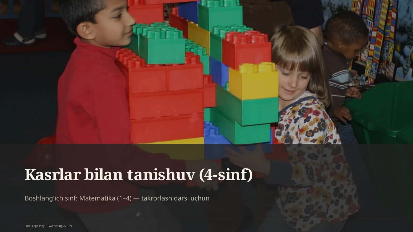 Kasrlar bilan tanishuv (4-sinf) 1