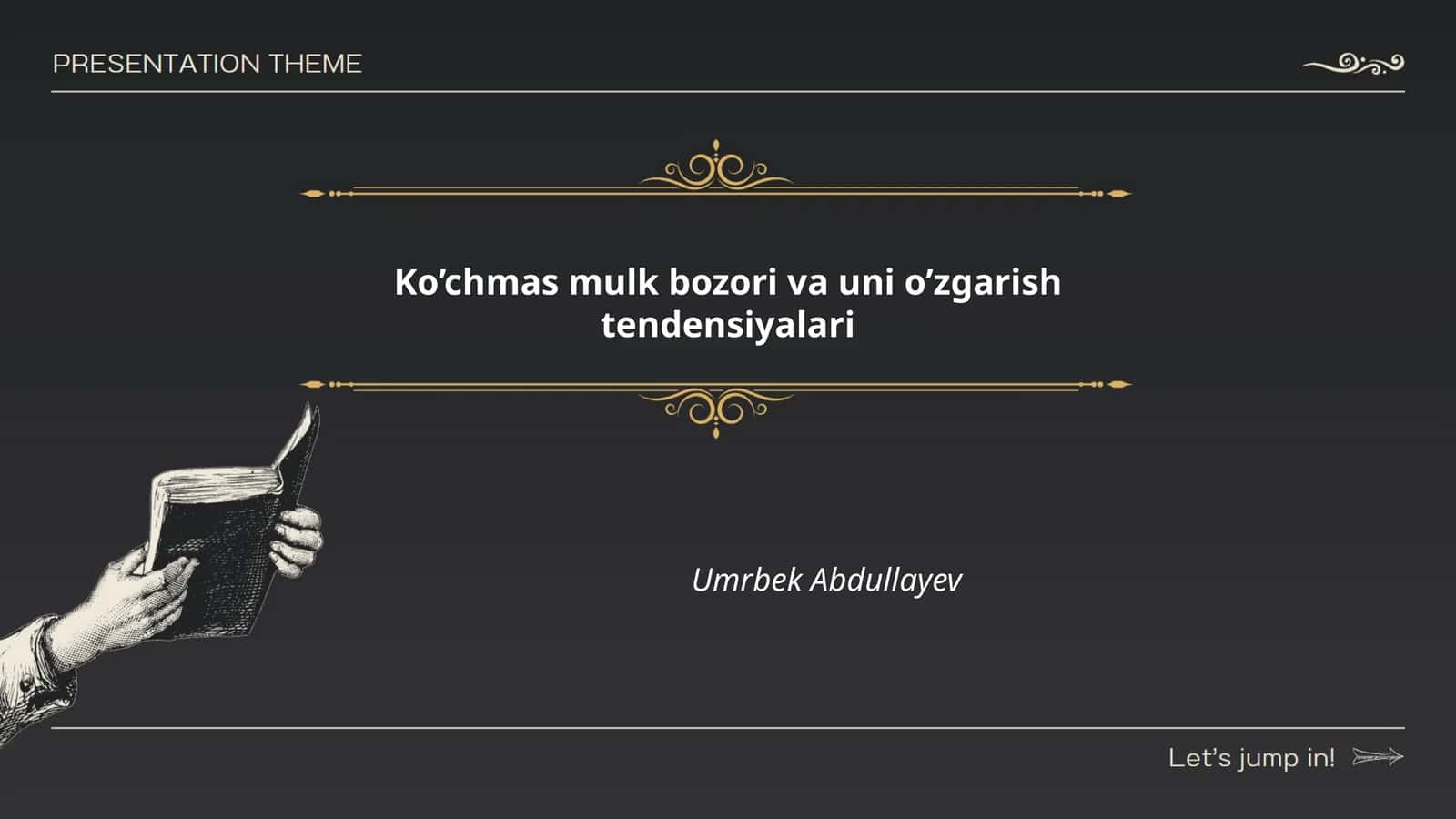 Ko’chmas mulk bozori va uni o’zgarish tendensiyalari 1