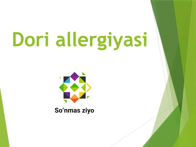 Dori allergiyasi 1