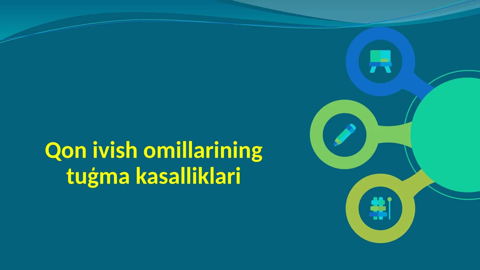Qon ivish omillarining tuģma kasalliklari 1