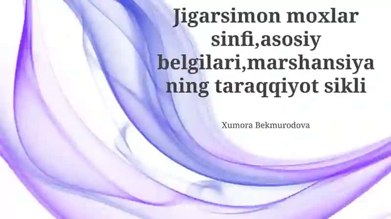 Jigarsimon moxlar sinfi