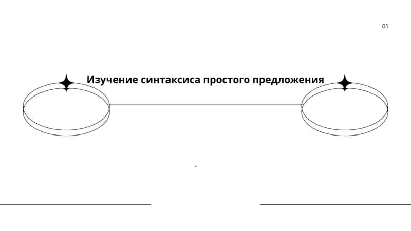 Изучение синтаксиса простого предложения 1