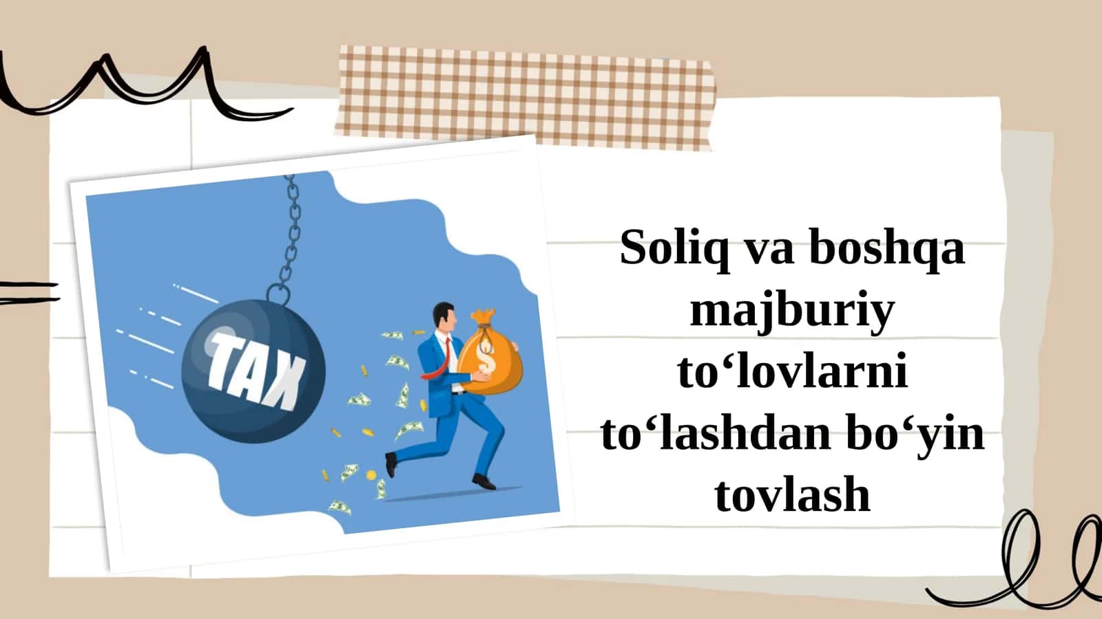 Soliq va boshqa majburiy to‘lovlarni to‘lashdan bo‘yin tovlash 1