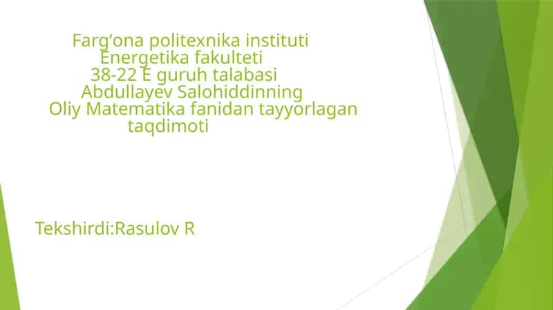 Irratsionalifodalarni integrallash 1