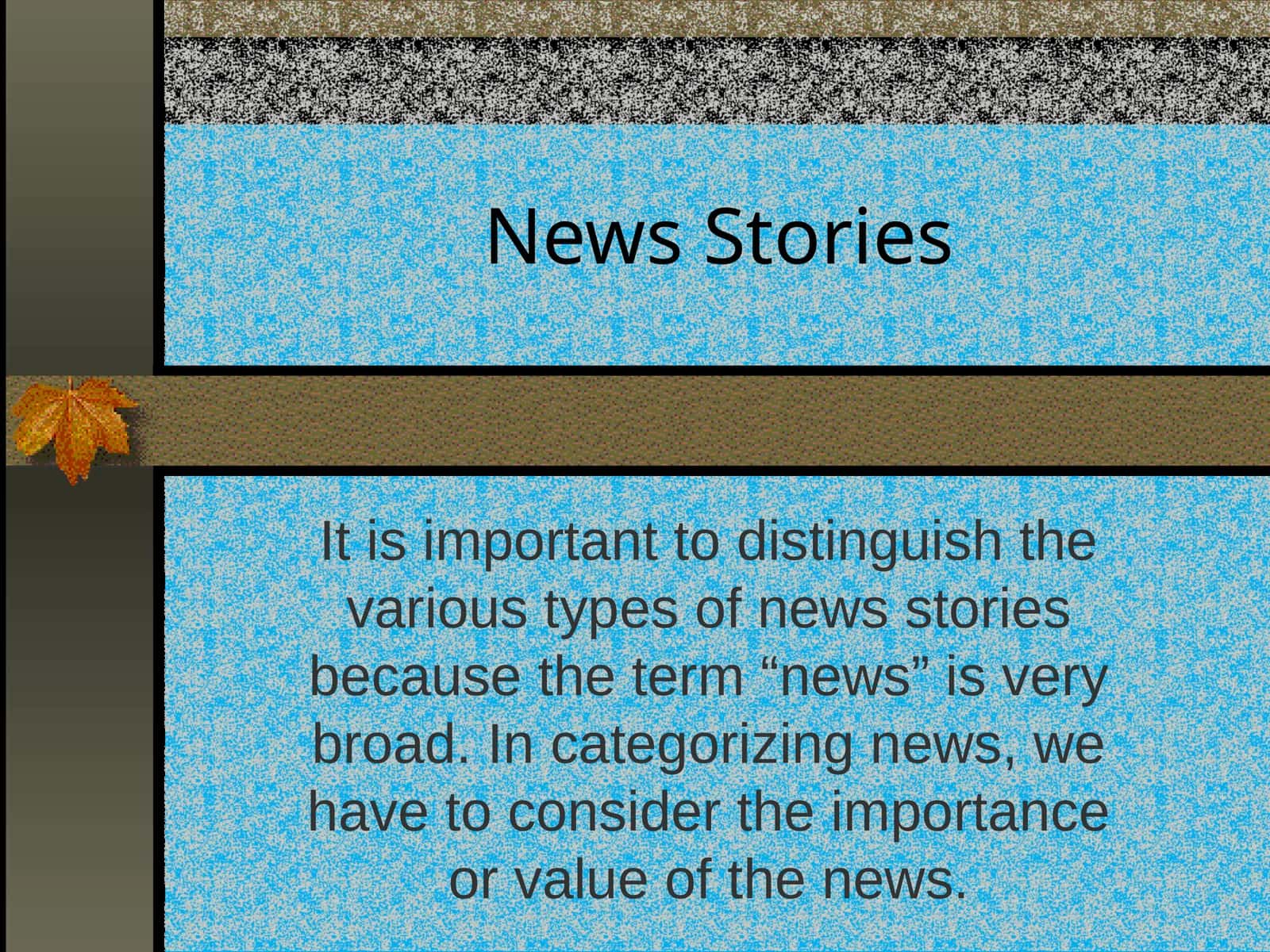 Hard News 1