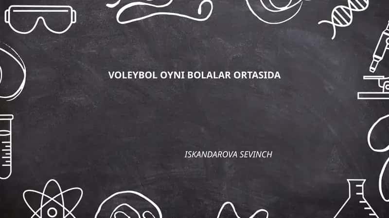 VOLEYBOL OYNI BOLALAR ORTASIDA 1
