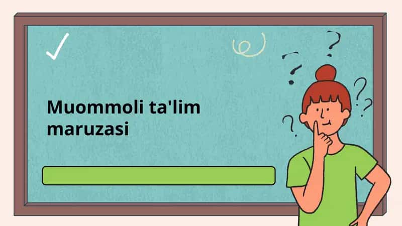 Muammoli talim maruzasi 1