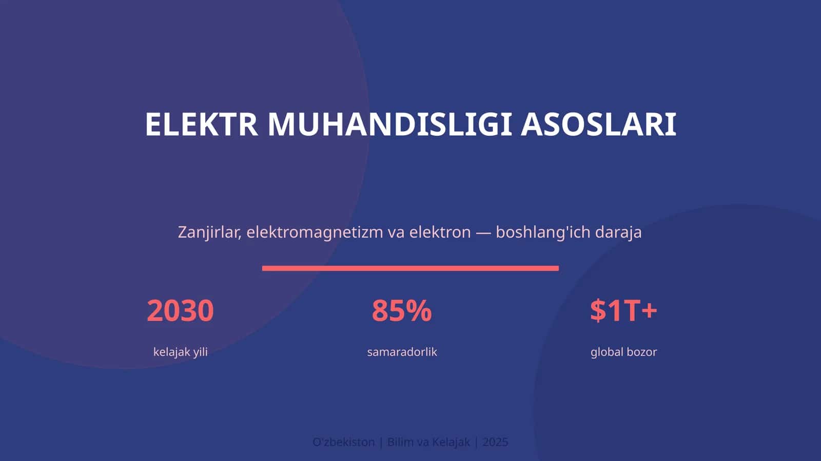 Elektr muhandisligi asoslari 1