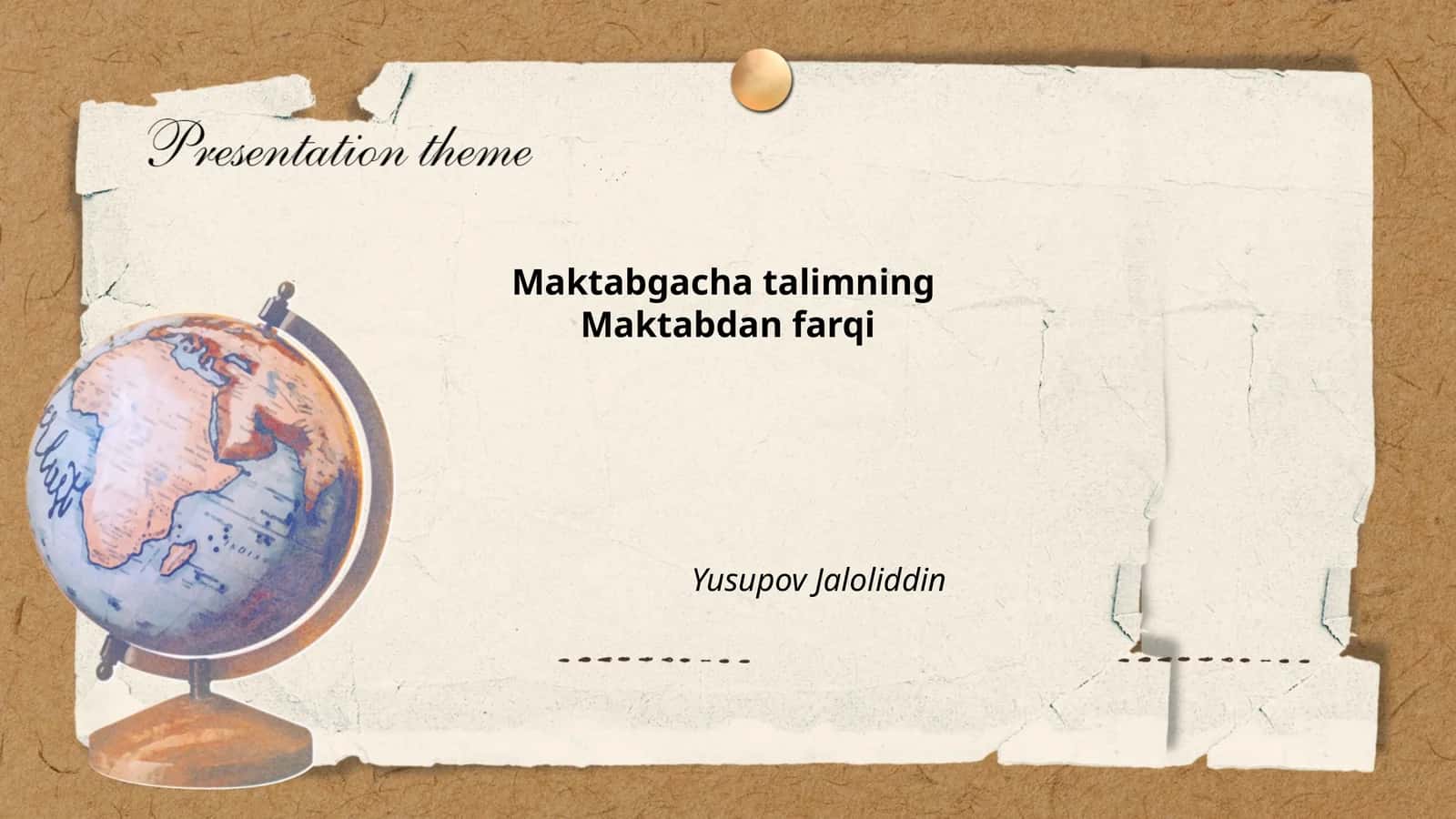 Maktabgacha talimning 1