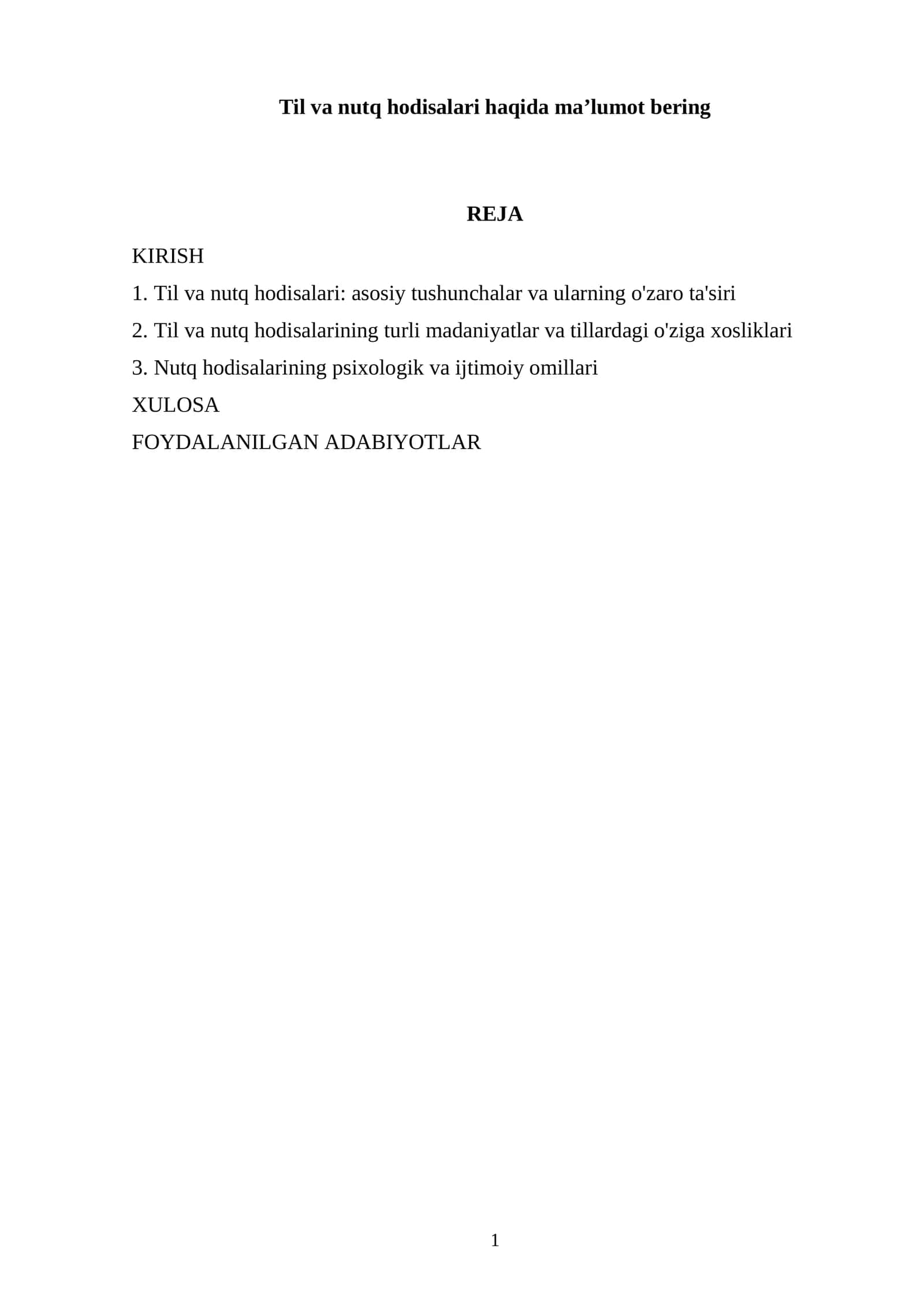 Til va nutq hodisalari 1
