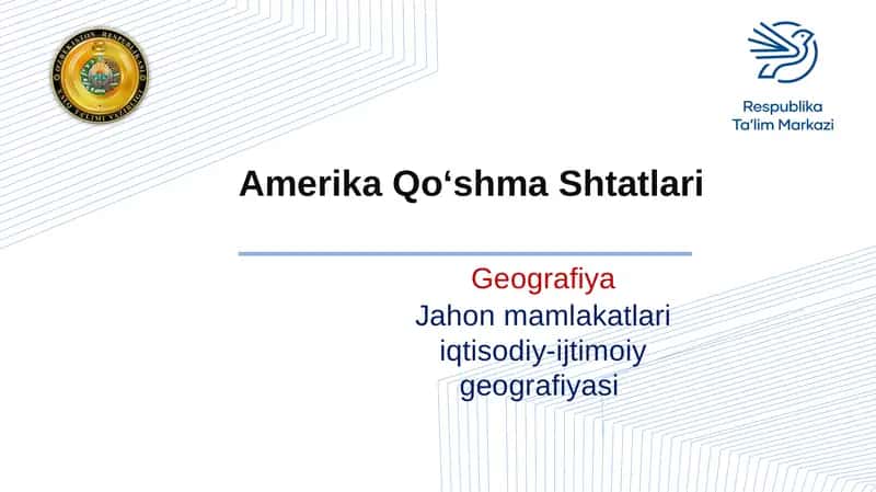 Amerika Qo‘shma Shtatlari 1