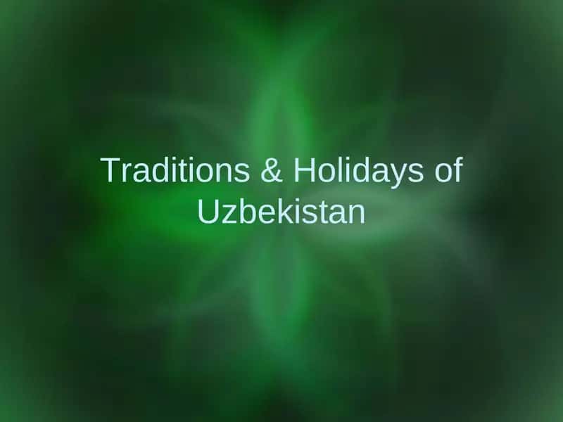 Holidays of Uzbekistan 1