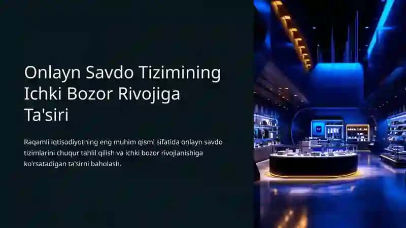 Onlayn Savdo Tizimi