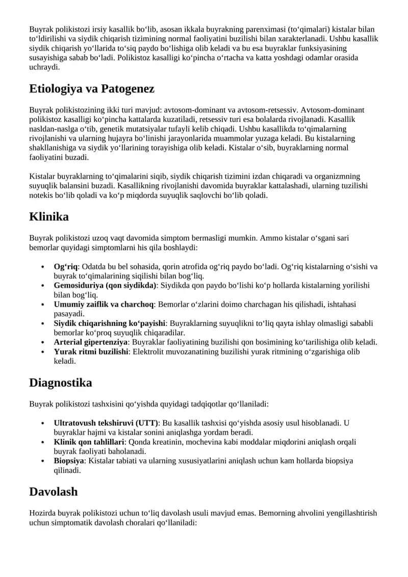 Buyrak polikistozi 1