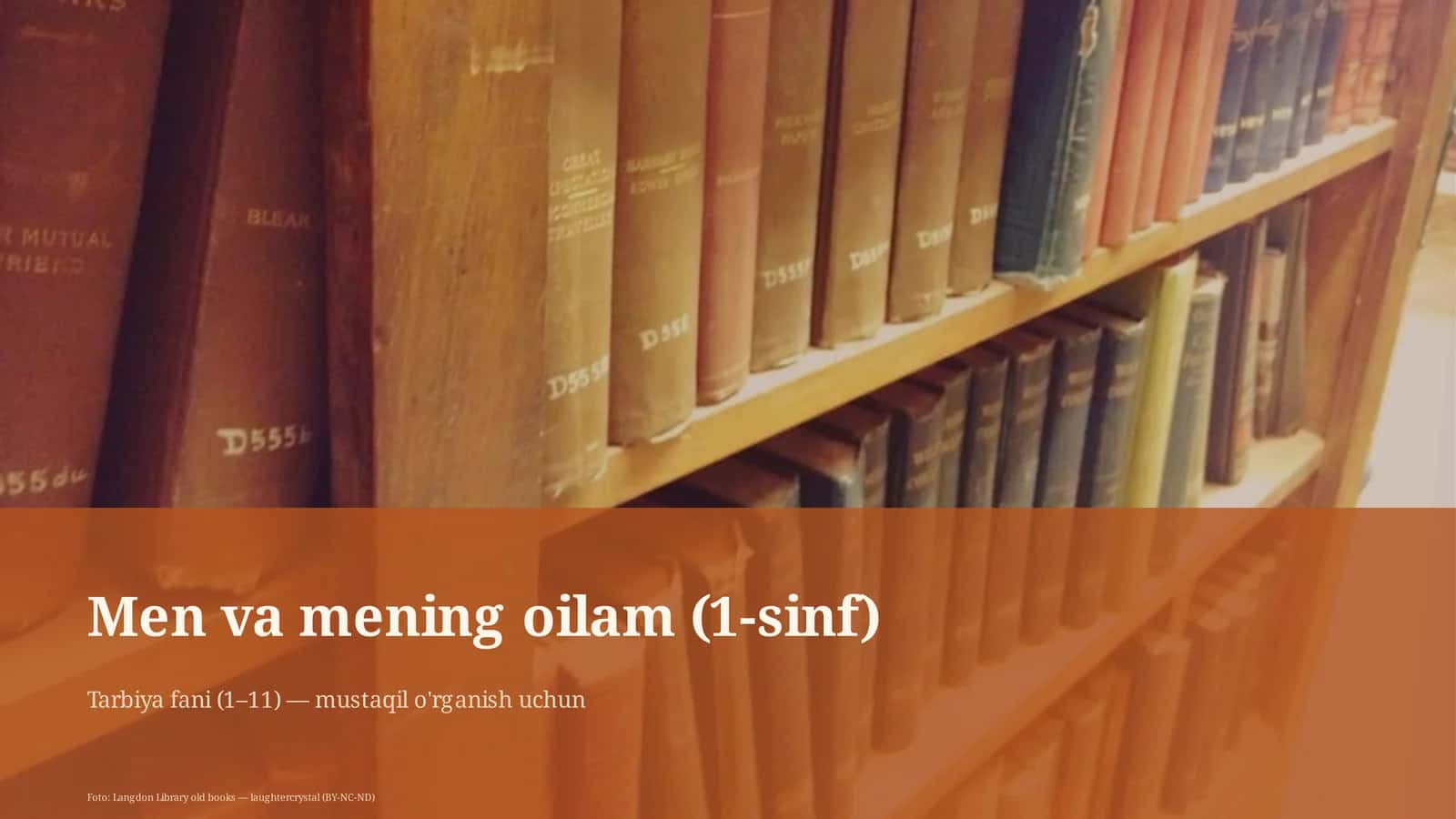 Men va mening oilam (1-sinf) 1